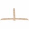Ekena Millwork Bellingham Smooth Timber Gable Bracket, Douglas Fir, 84"W x 53"H x 1 1/2"D x 5 1/2"F, 15/12 Pitch GBW084X53X0206BEL00SDF - alternate 4